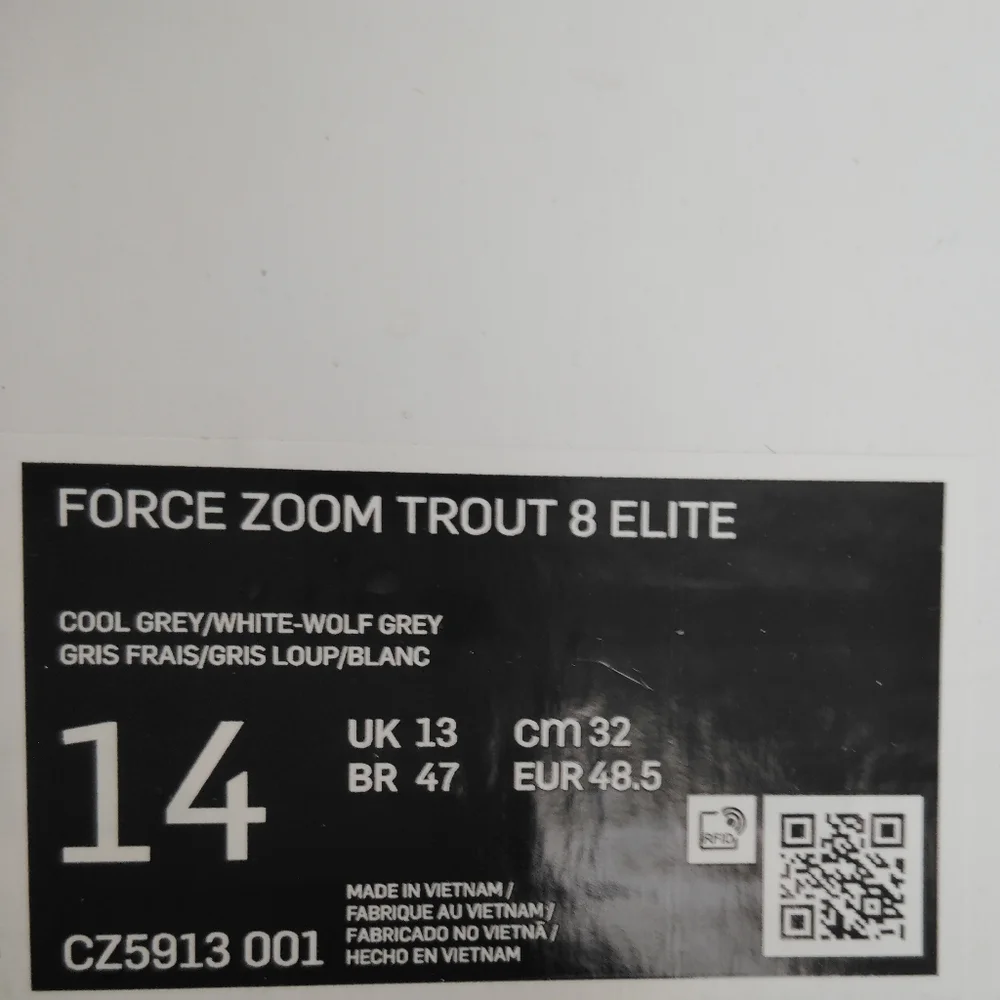 Nike Force‎ Zoom Trout 8 Elite Athletic Shoes Sz 14 NWT